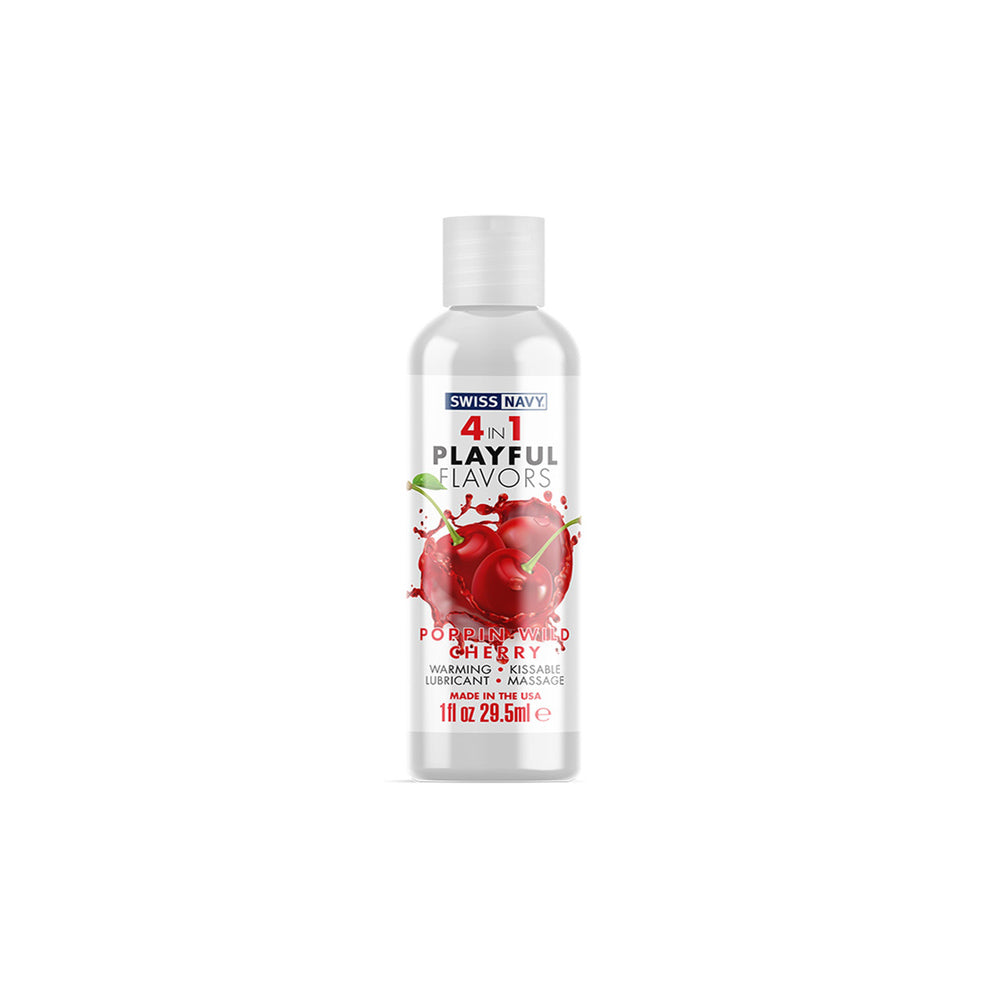 Swiss Navy 4 In 1 Lubricant Cherry 29.5 ml