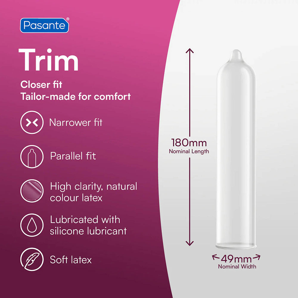 Pasante Trim Condoms 49 mm