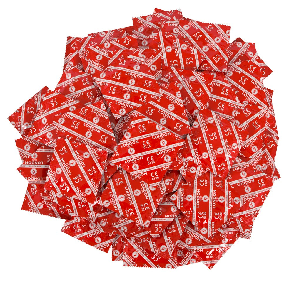 Durex London Strawberry 56 mm 10pcs