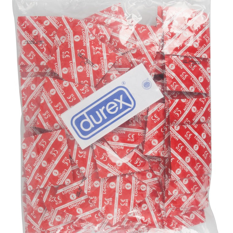 Durex London Strawberry 56 mm 10pcs