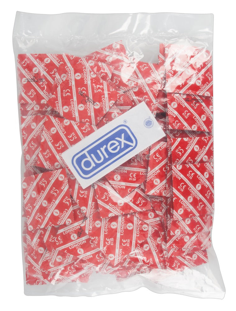Durex London Strawberry 56 mm 10pcs