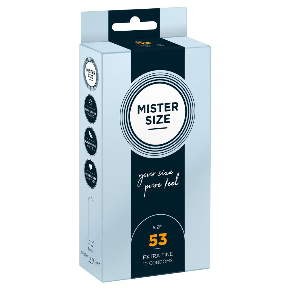 Mister Size Condoms 53 mm 10 pack