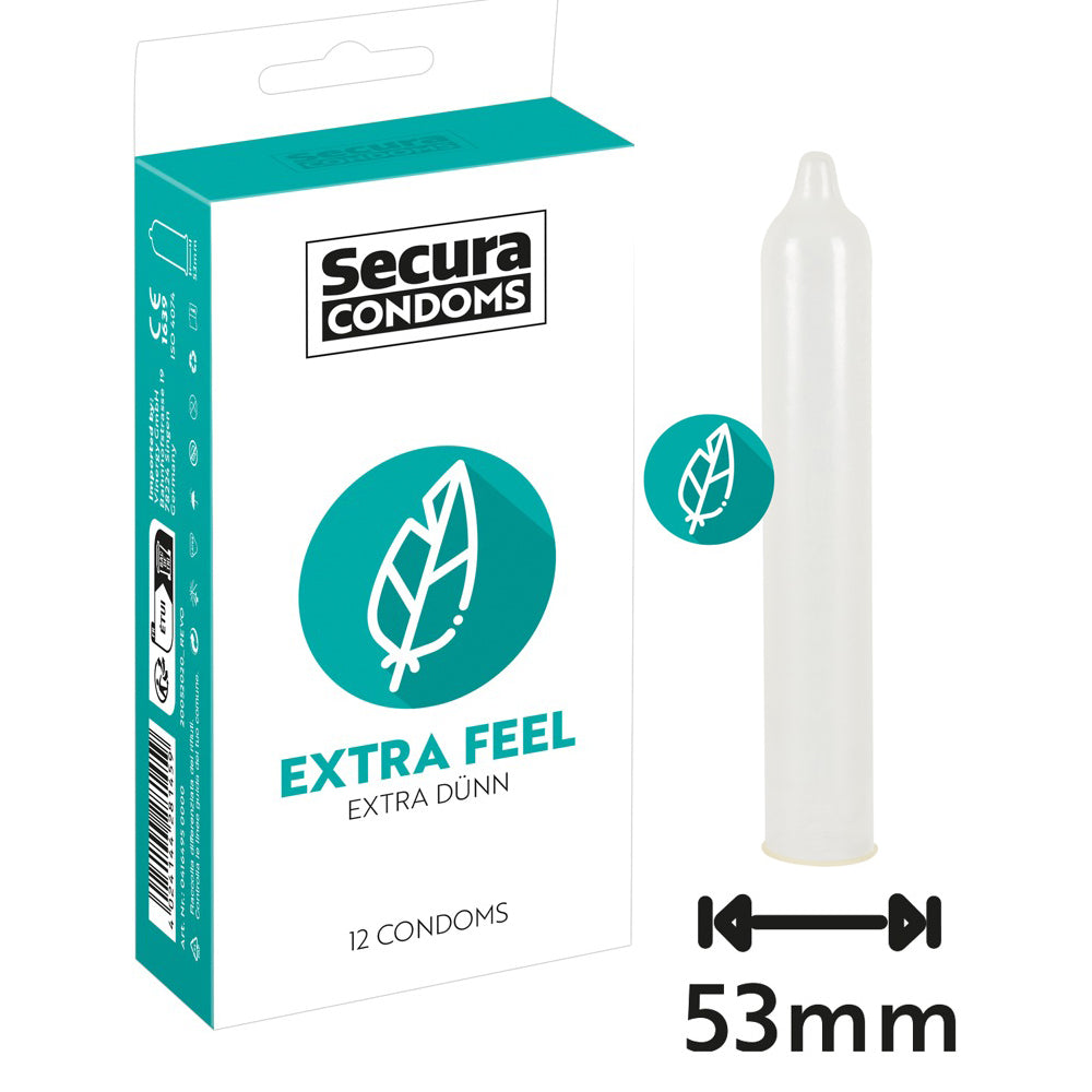 Secura Extra Feel 12 Condoms