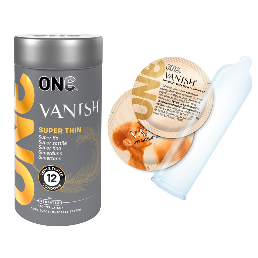 Презервативы ONE Vanish Hyperthin, 12 шт.
