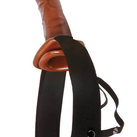 Fetish Fantasy 10" Chocolate Dream Hollow Strap-on