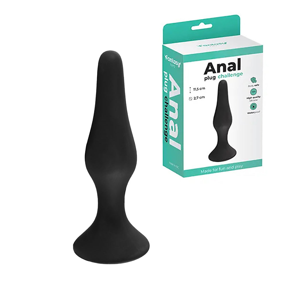 Black Medium Anal Plug