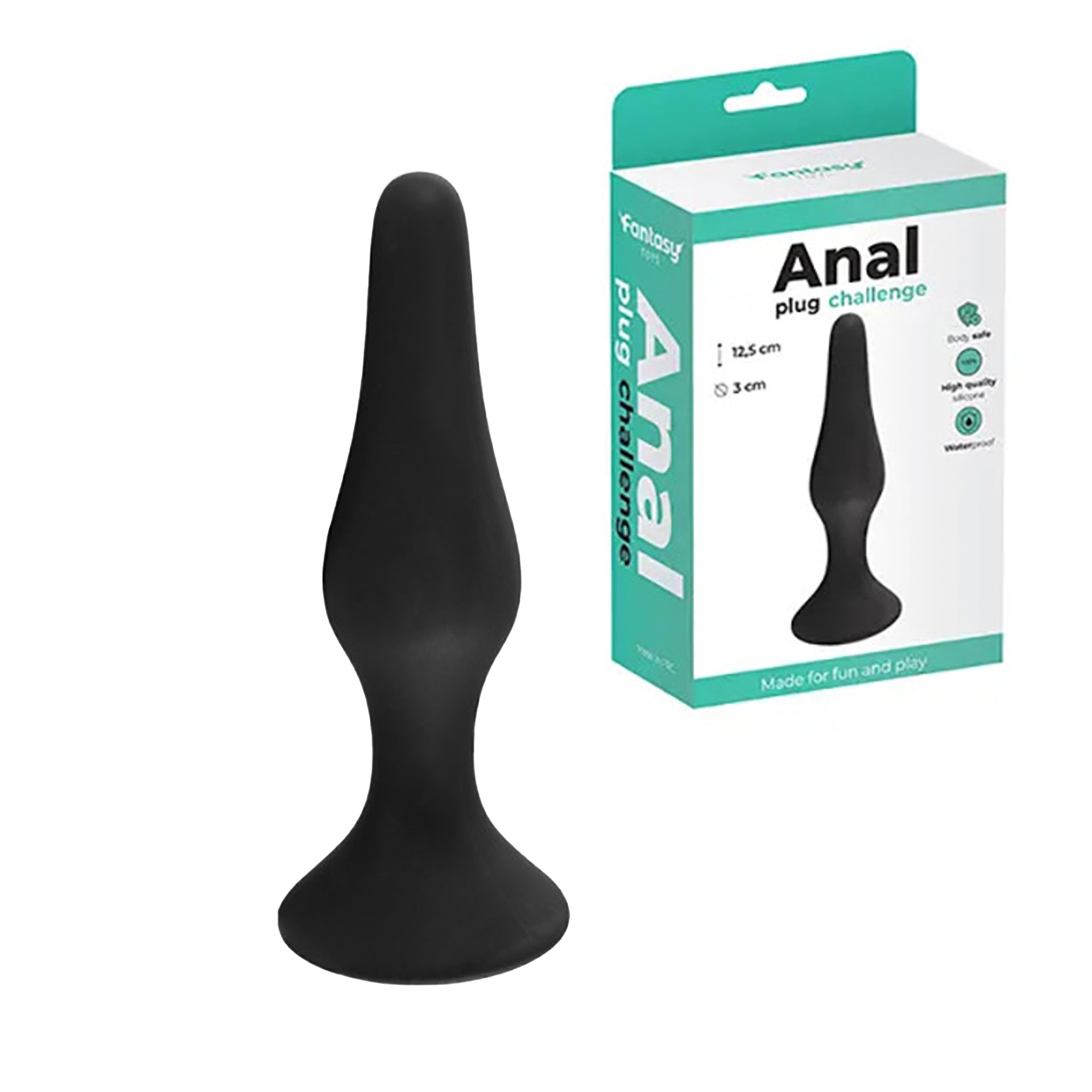 Black Large Anal Plug