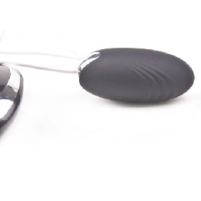 Black Color 20 Speeds Silicone Vibrating Egg