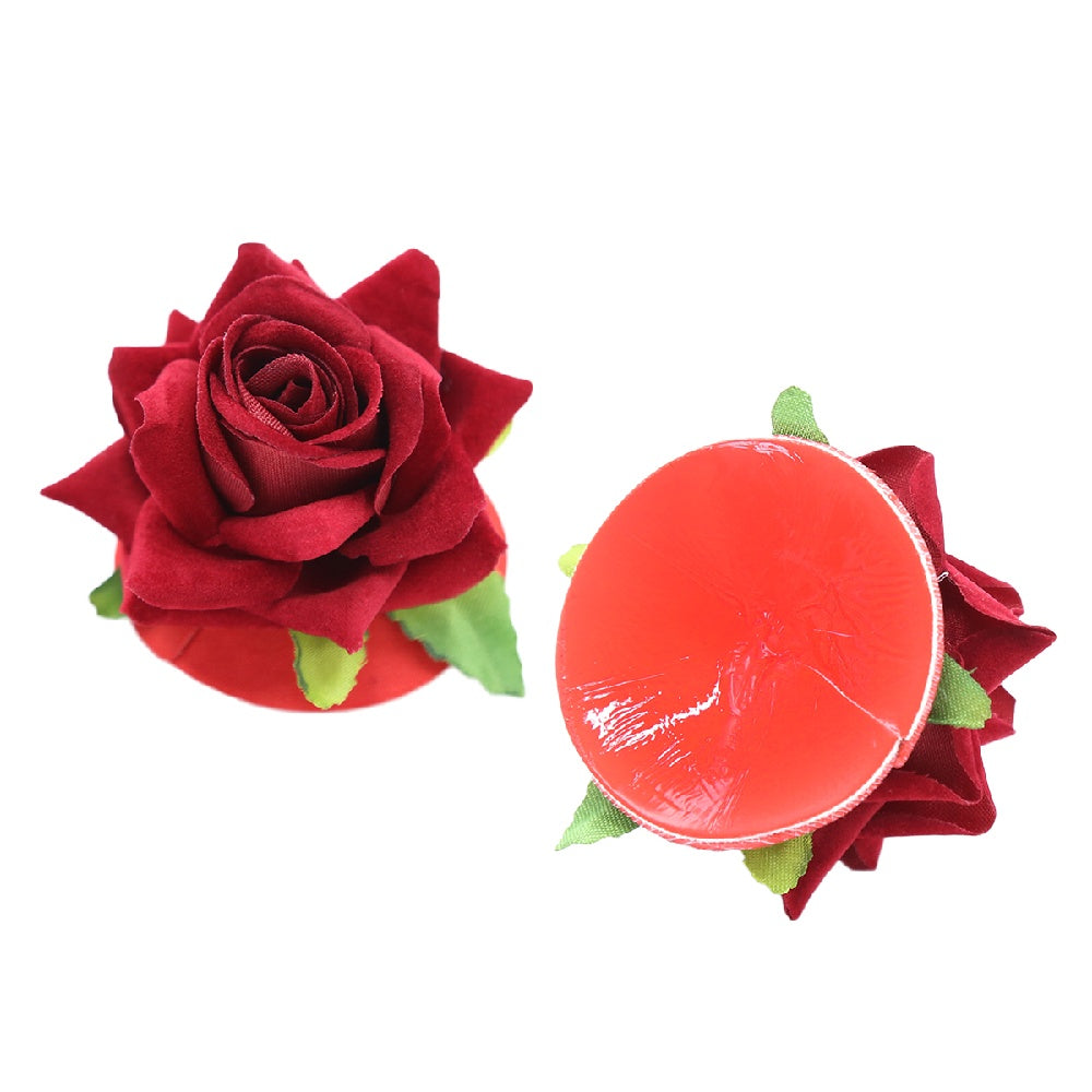 Red Rose-Shaped Nipple Pasties