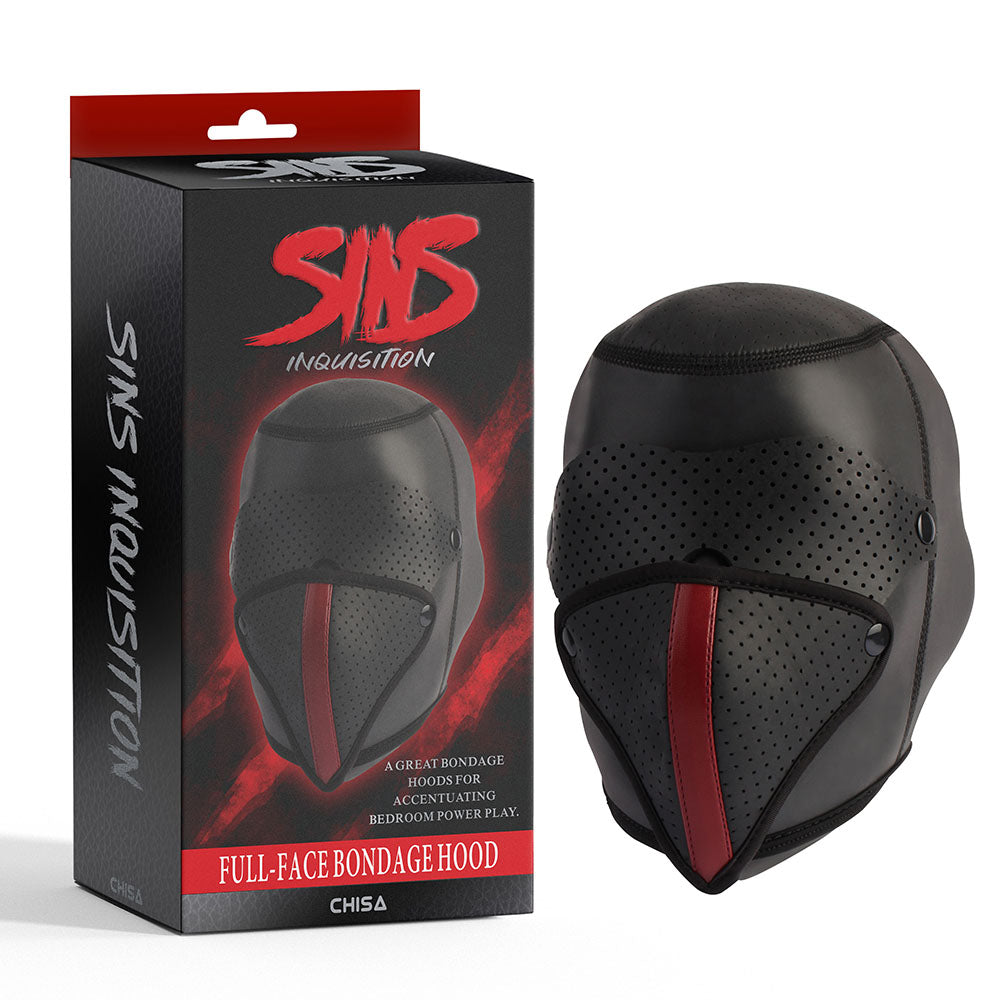 SINS Full-Face Bondage Hood