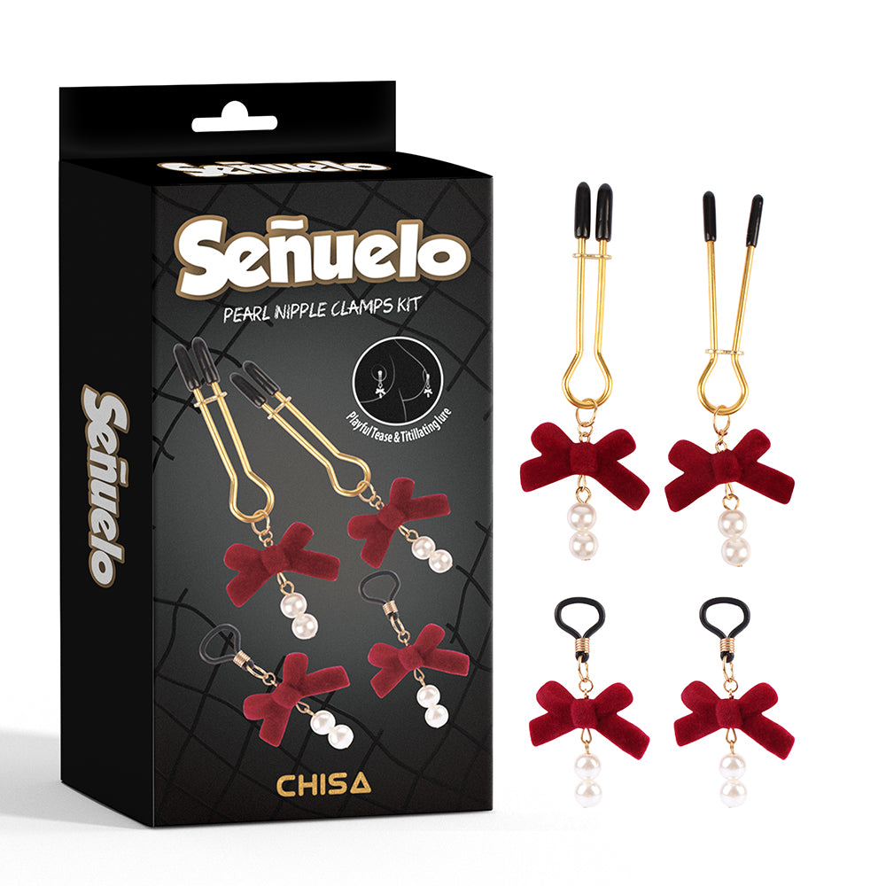 Pearl Nipple Clamps Kit