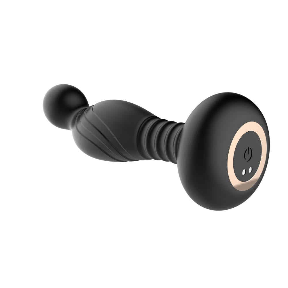 Striking prostate massager