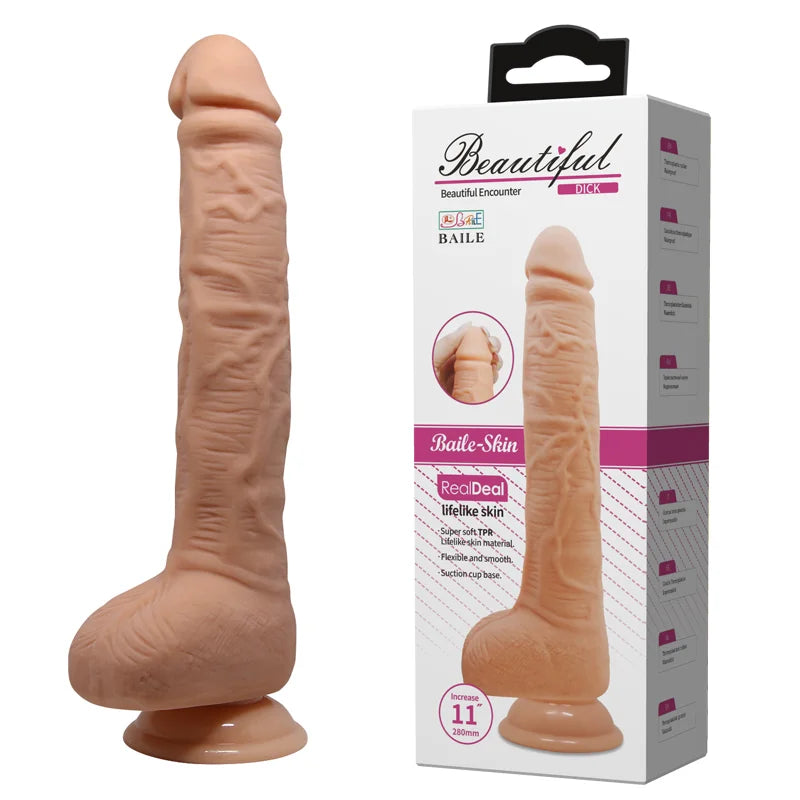 BAILE- Beautiful DICK 28 CM Flesh