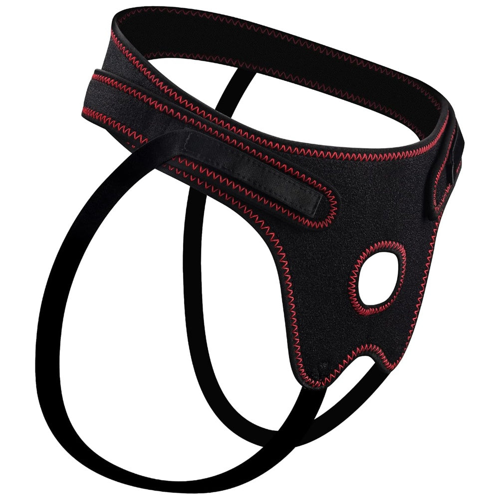 Adjustable Black Strap-On Harness