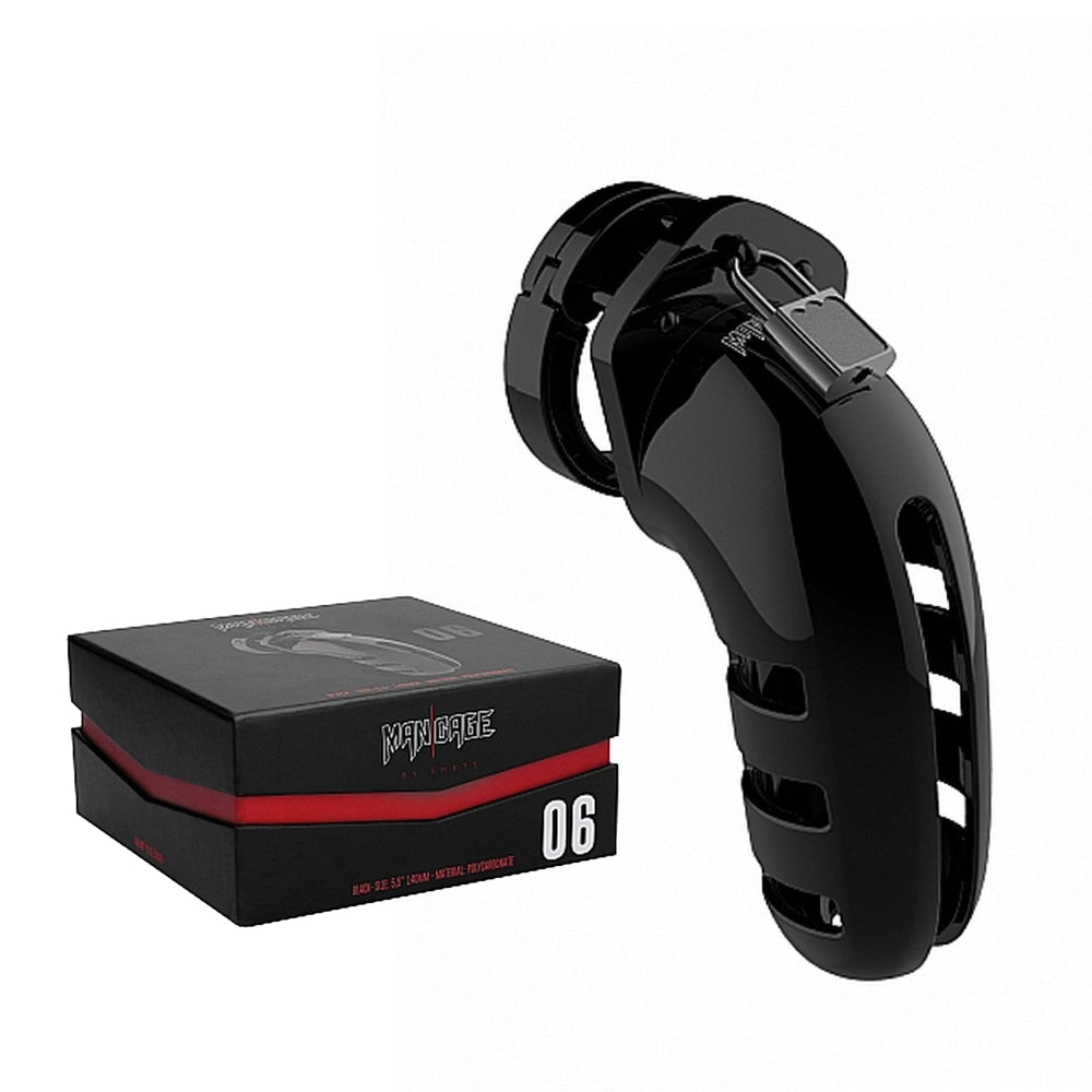 Shots Man Cage 4.5 "Black  Model 06