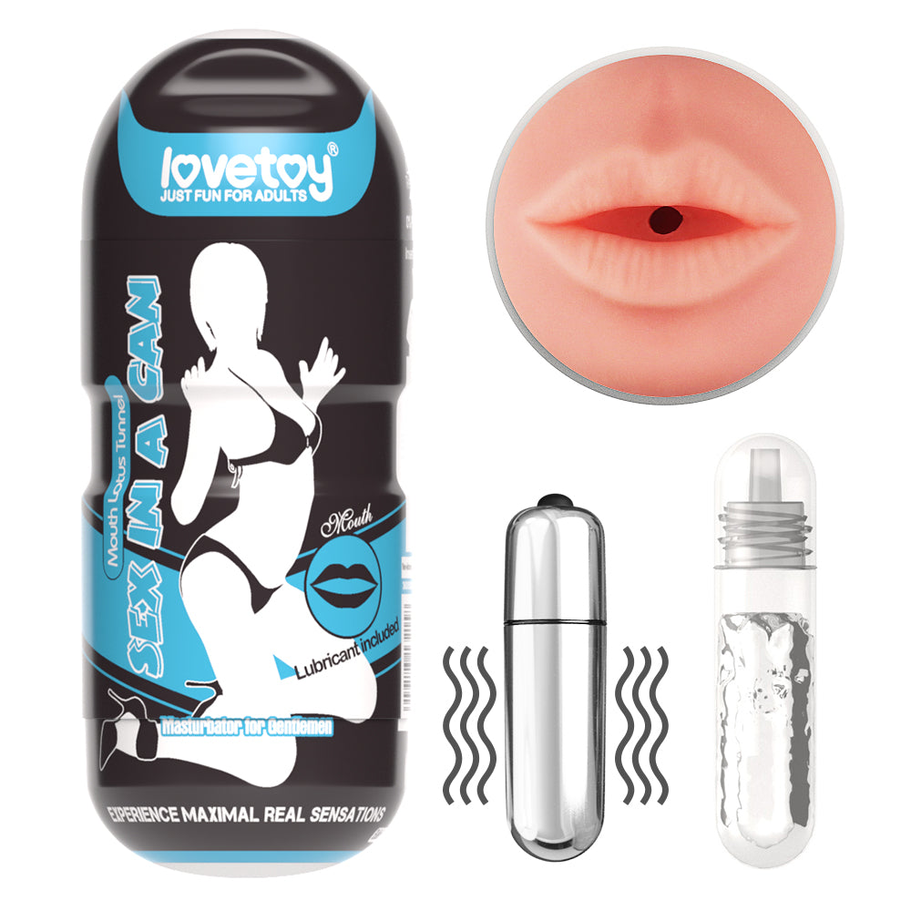 Sex In A Can Mouth Stamina Tunnel - Вибрирующий