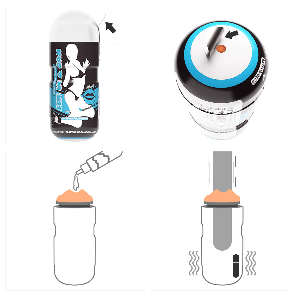 Sex In A Can Mouth Stamina Tunnel - Вибрирующий