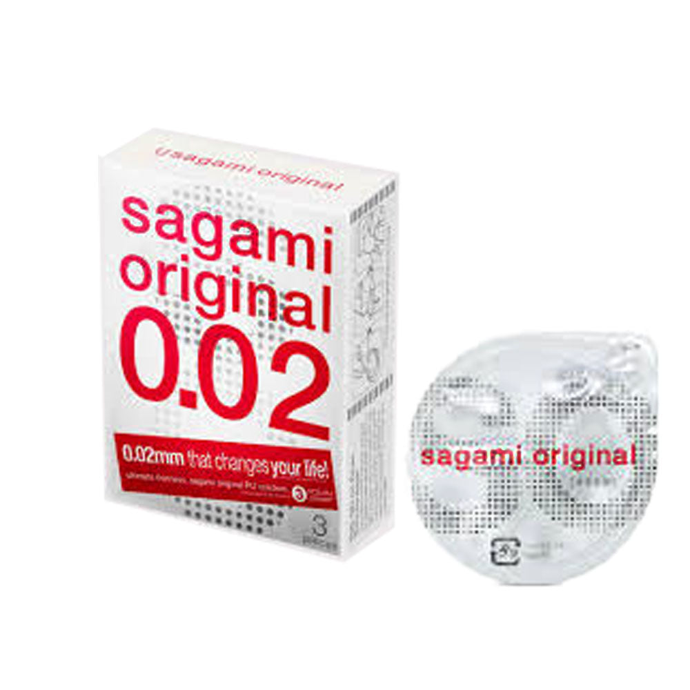 Sagami Original 0.02 PU Condom 3 pack