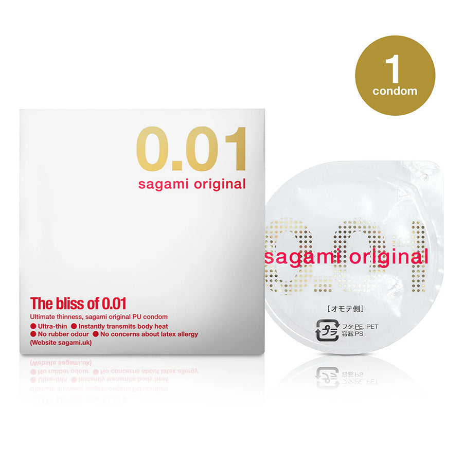 Sagami Original 0.01 PU Condom 1 pcs
