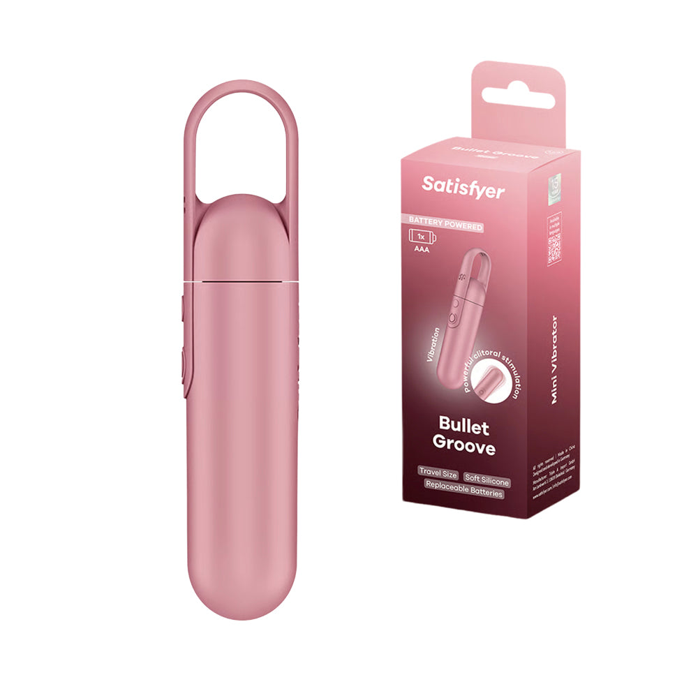 Satisfyer Bullet Groove - Battery Powered (Pink)