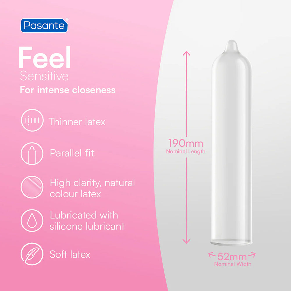 Pasante Feel Condom 12 pack