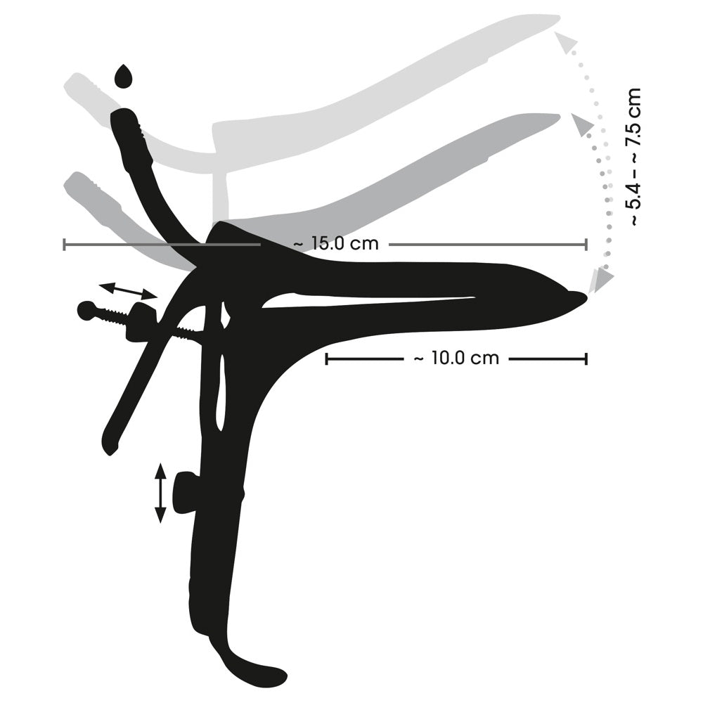 Fetish Speculum with Air & Liquid Tube