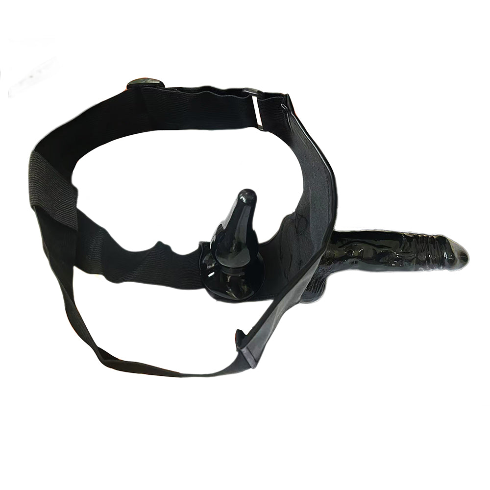 Black Wearable Double-Ended Strap-On Dildo