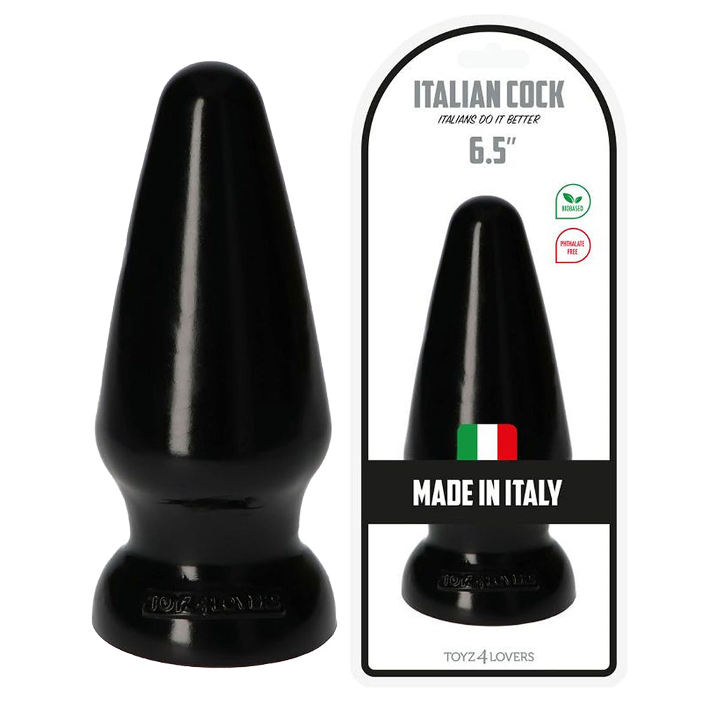 Plug Italian Cock 16.5 CM Black