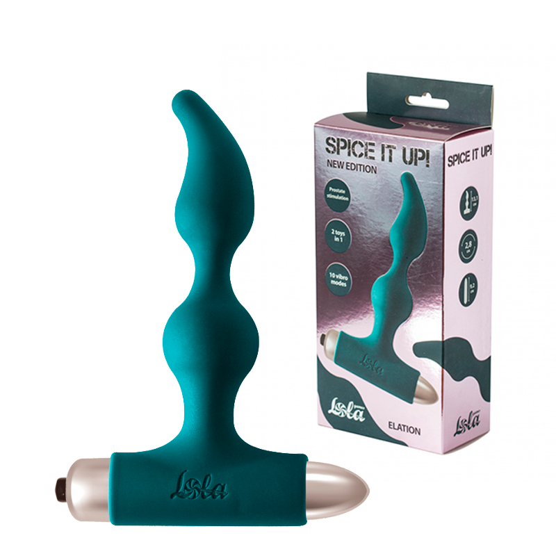 Lola Toys Spice it up (New Edition) Вибрирующая анальная пробка, темно-зеленая