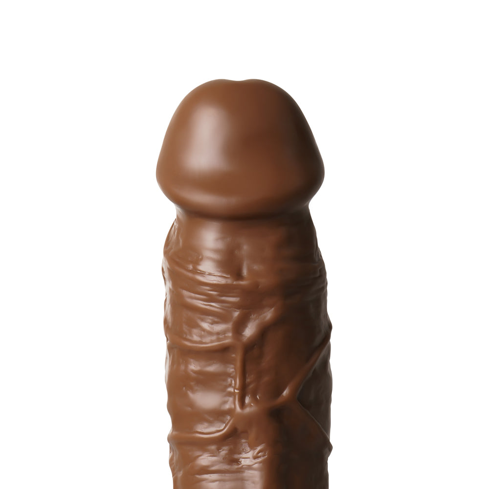 24 CM Brown Color Realistic Dildo with Balls