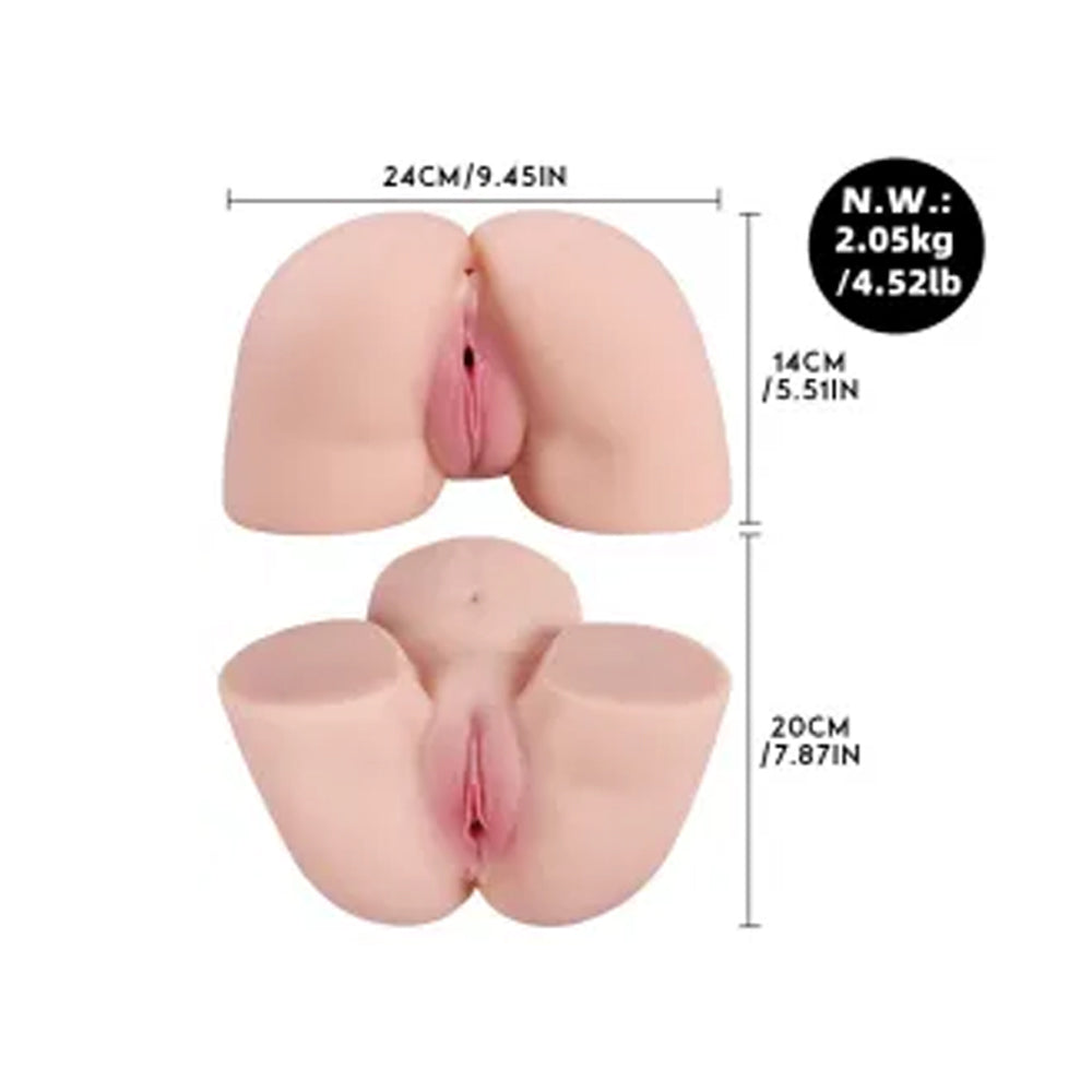 4.52LB Life-Like Flesh-Colored TPE Sex Doll For Men