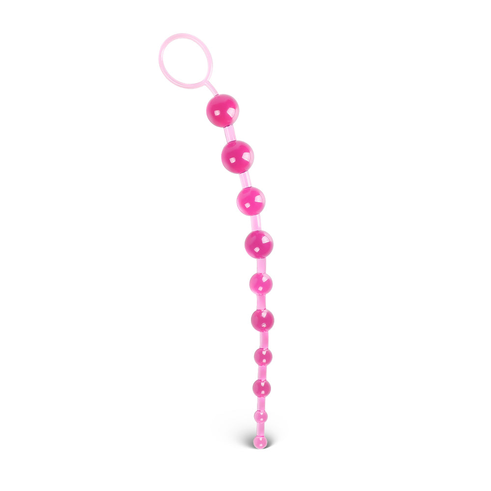 Pink 10 Anal Beads