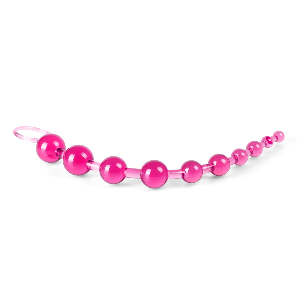 Pink 10 Anal Beads
