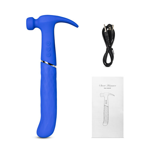 Blue Color Silicone 10 Functions Hammer G-Spot Vibrators