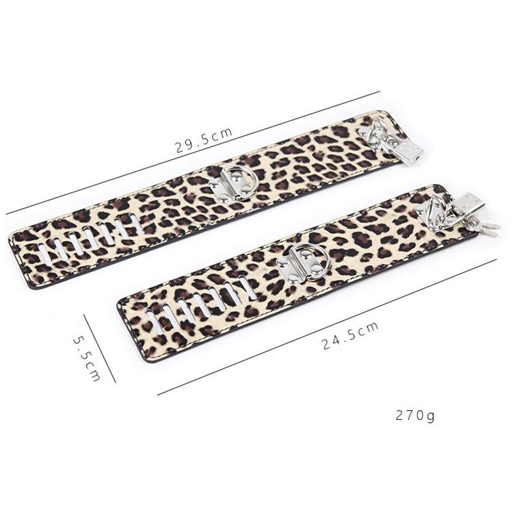 Leopard Bondage Hogtie with Collar
