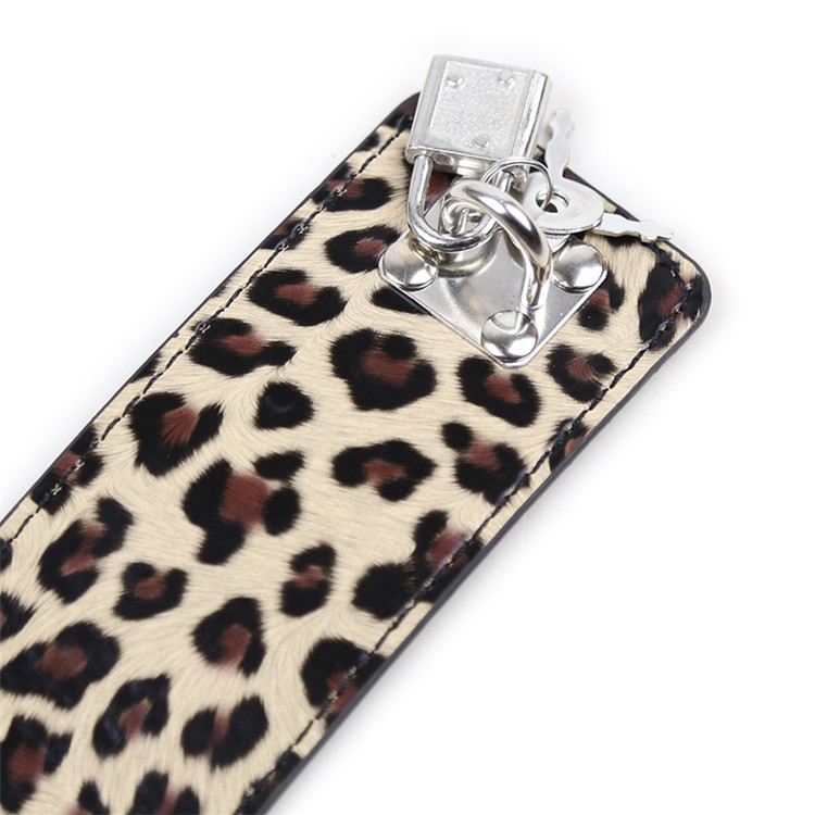 Leopard Bondage Hogtie with Collar