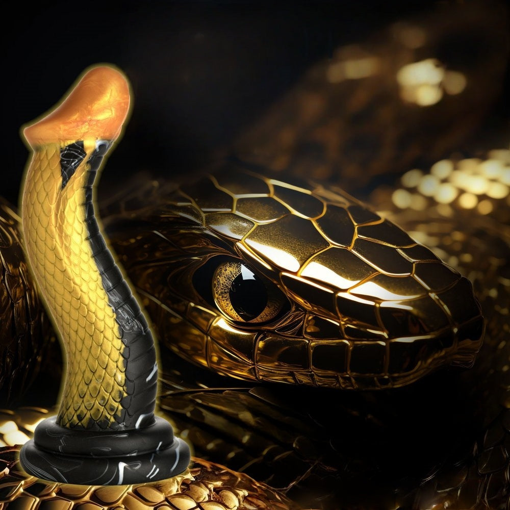 23 CM Fantasy Snake-Themed Silicone Dildo
