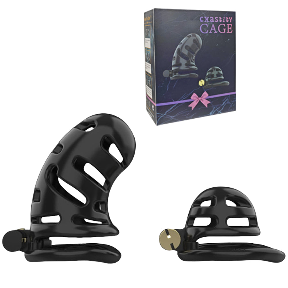 Male Chastity Cage Set
