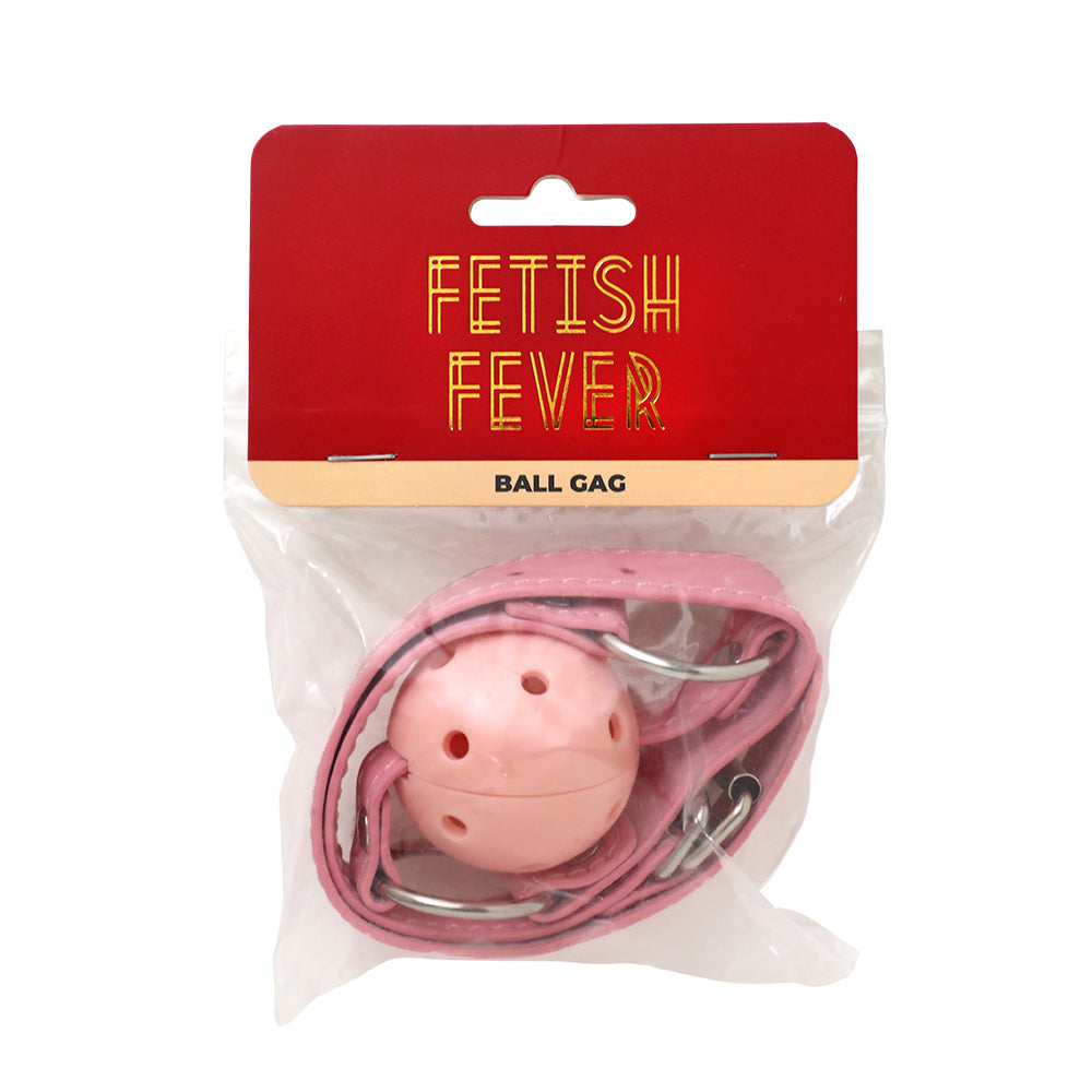 Фиксатор для рта Fetish Fever Ball Gag (розовый)