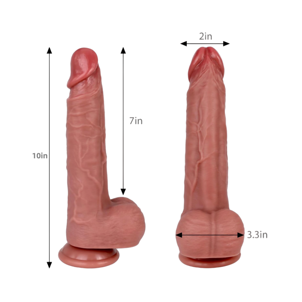 23 CM Realistic Silicone Dildo