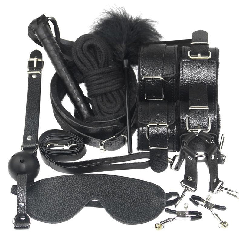 10 pcs BDSM Set Black