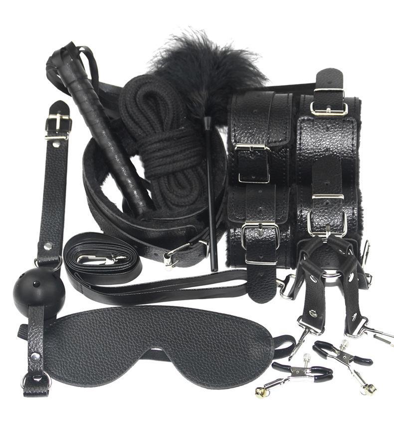 10 pcs BDSM Set Black