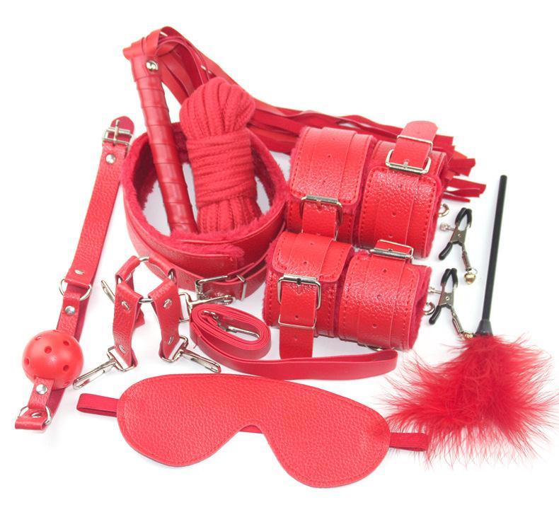 10 pcs BDSM Set Red