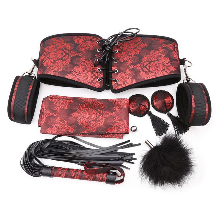Red Wine Bondage Kit 6 Pieces