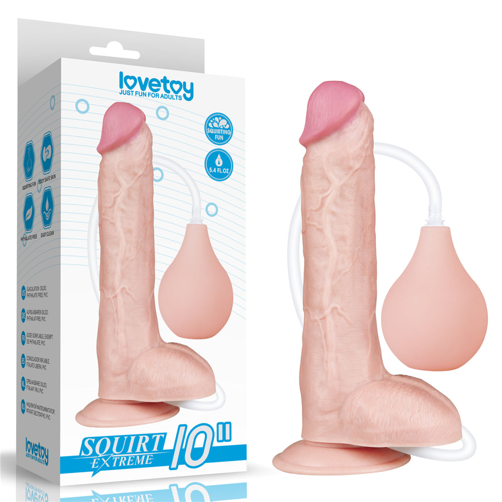 10-дюймовый дилдо Squirt Extreme