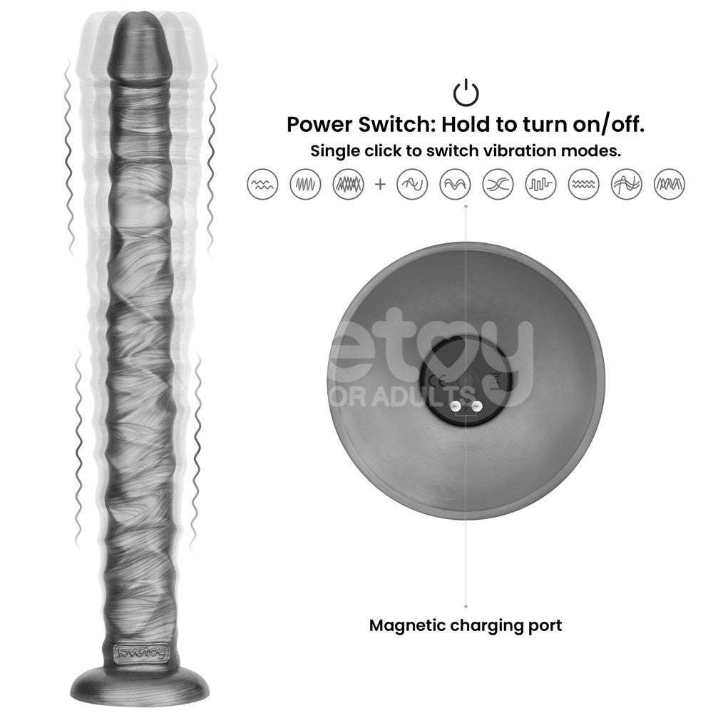 41 cm King Sized Vibrating Vibrax Slider