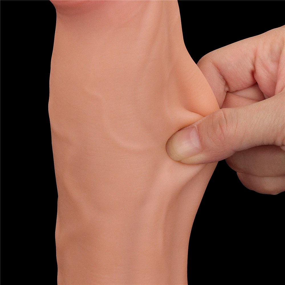 29 Cm King Sized Sliding Skin Dual Layer Dong