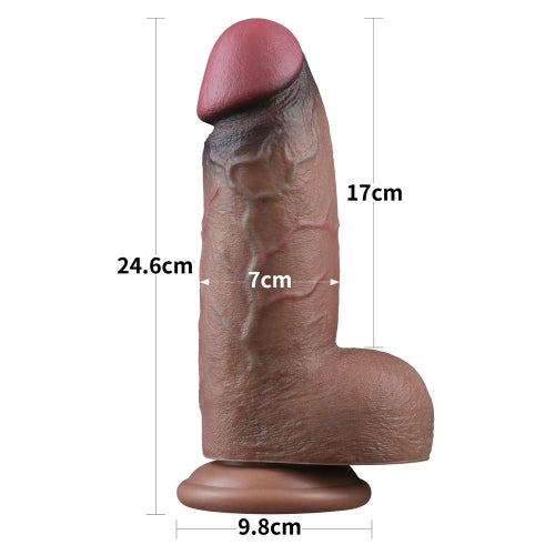 24.6 CM Layered Silicone Cock XXL
