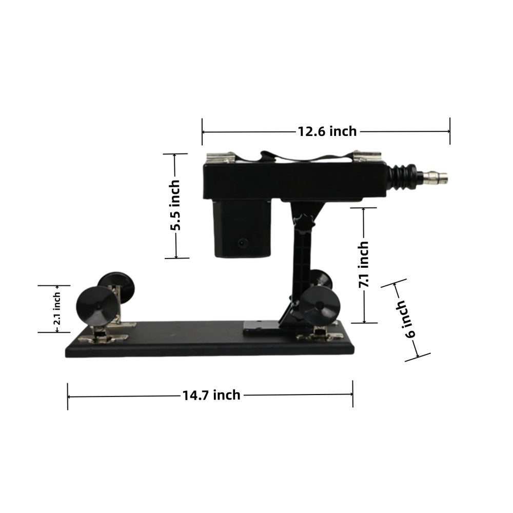 Black Adjustable Thrusting Sex Machine