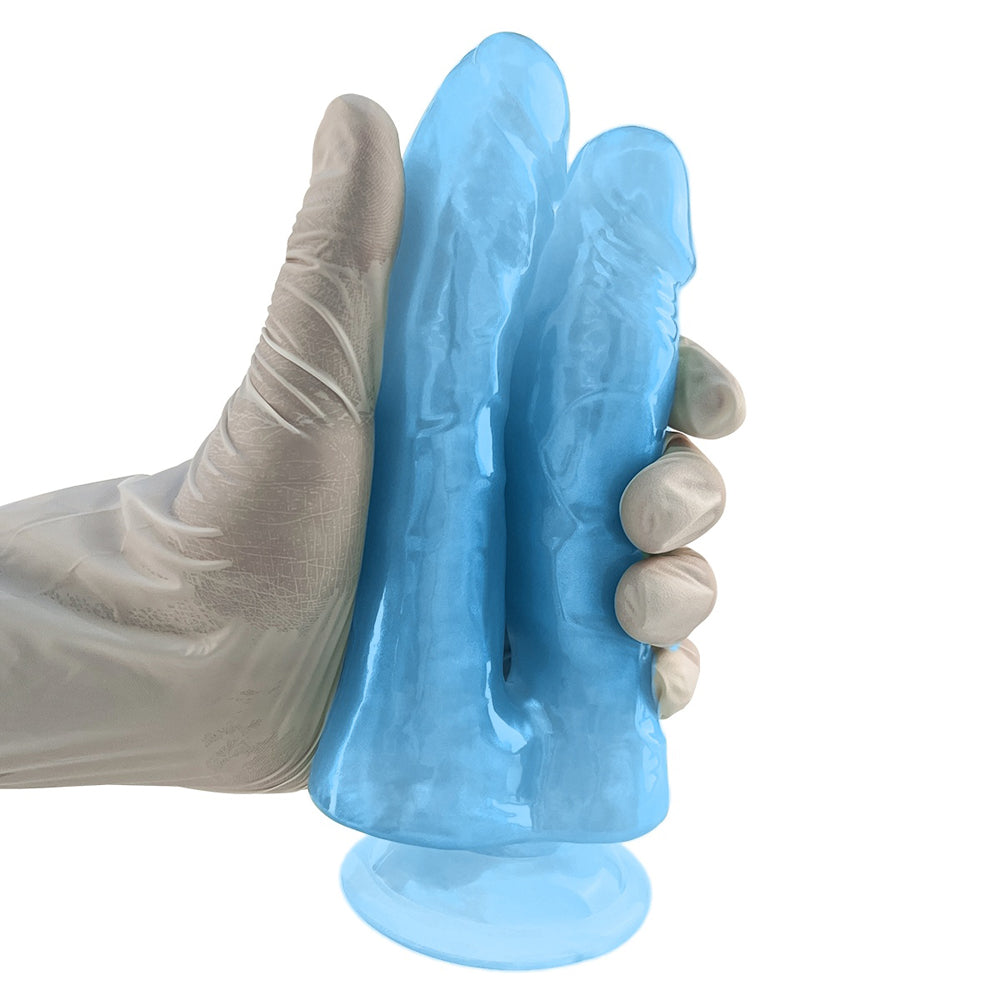 Blue  Dual Ended Dildo